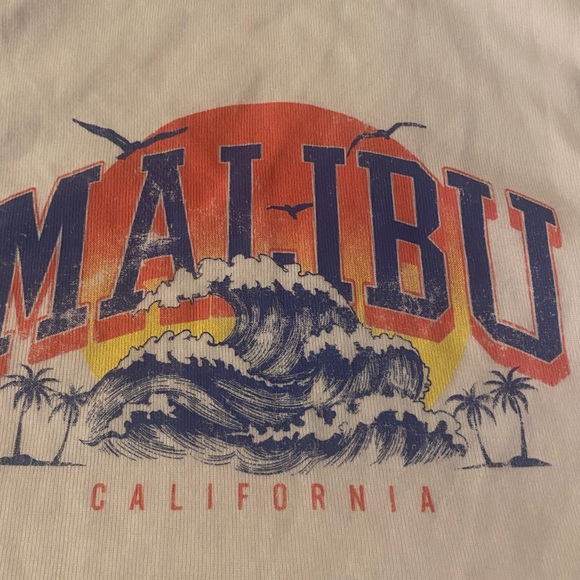 Malibu beach crop top XL - Picture 2 of 5